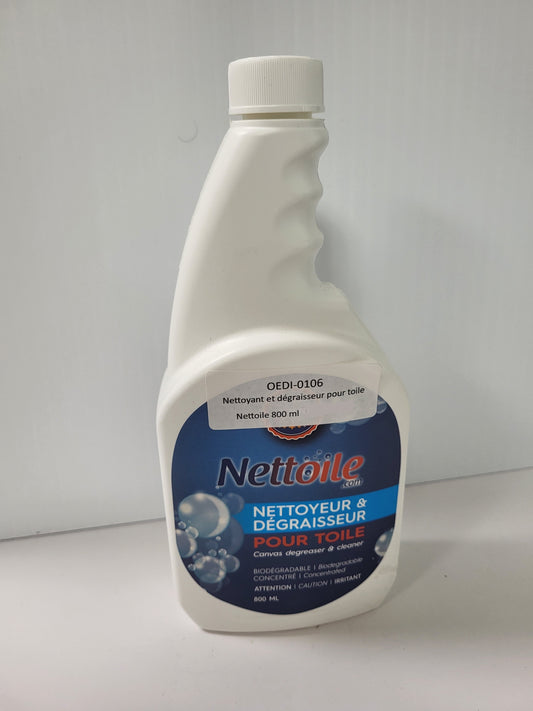 Nettoyant et dégraisseur de toile 800 ml