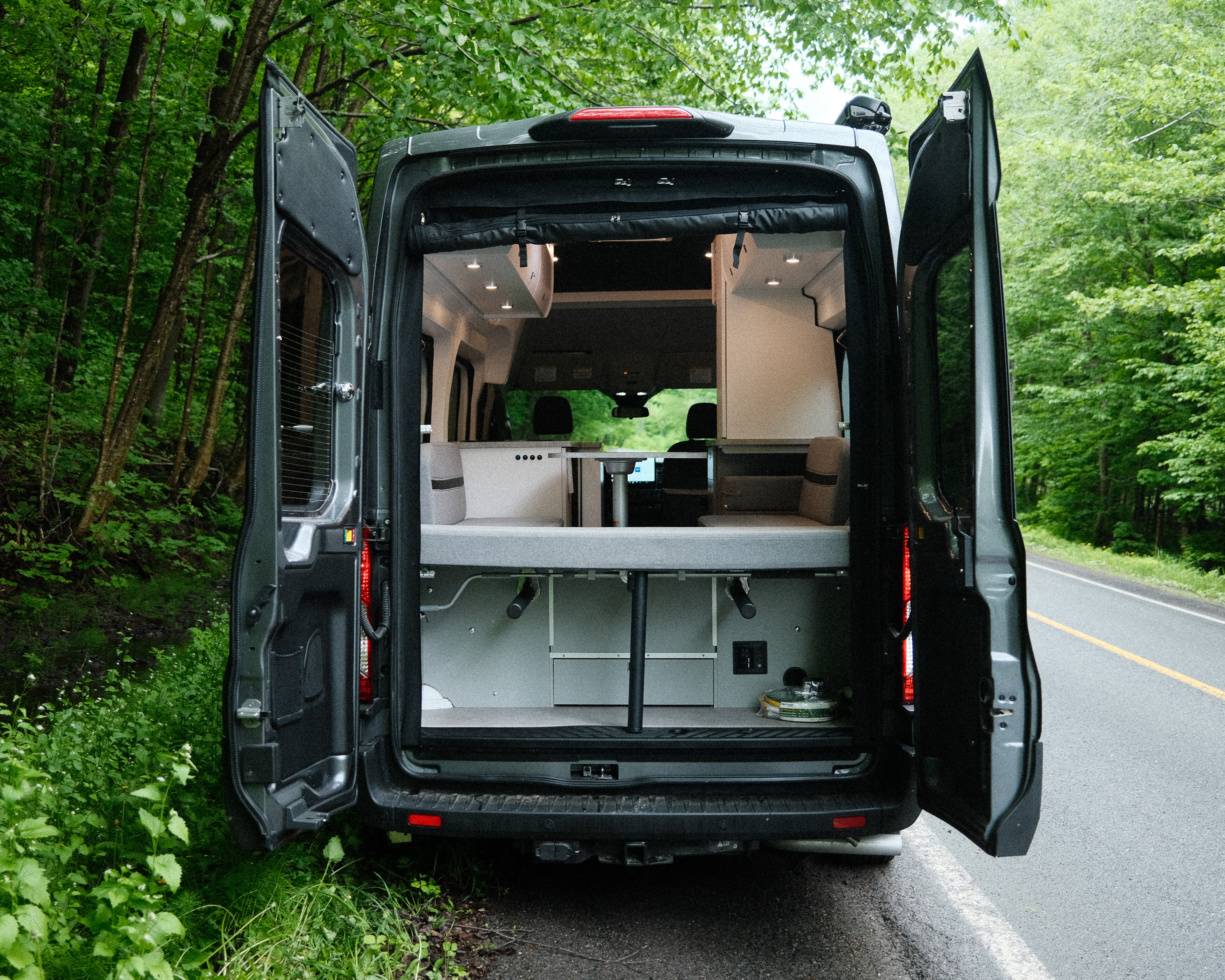 Banquette lit ford transit custom on sale